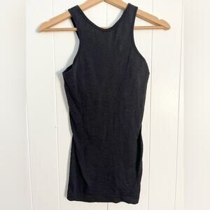 Lululemon 4 black workout top high neck compression